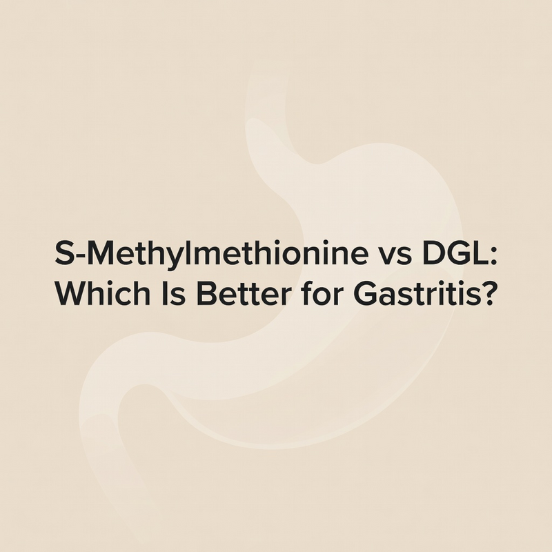 S-methylmethionine vs DGL licorice: which is better for gastritis?