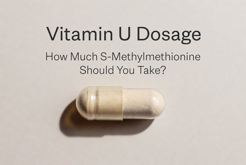 Vitamin U dosage: how much S-methylmethionine should you take?